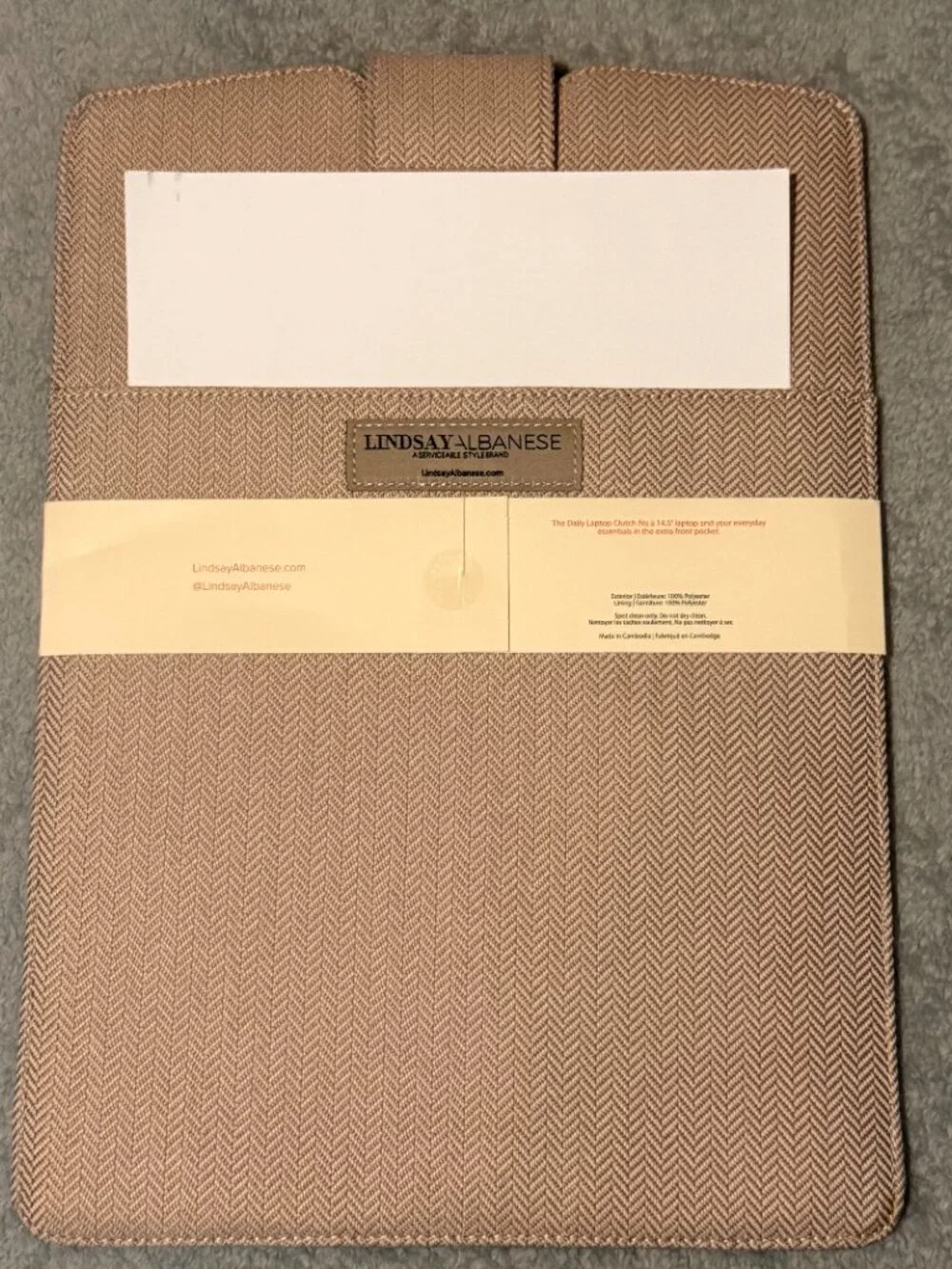 Lindsay Albanese Daily Laptop Clutch 14.5